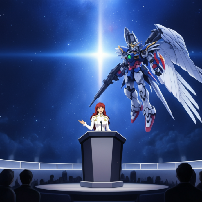 gun wing relena speech the gundam's will soon rectify speech